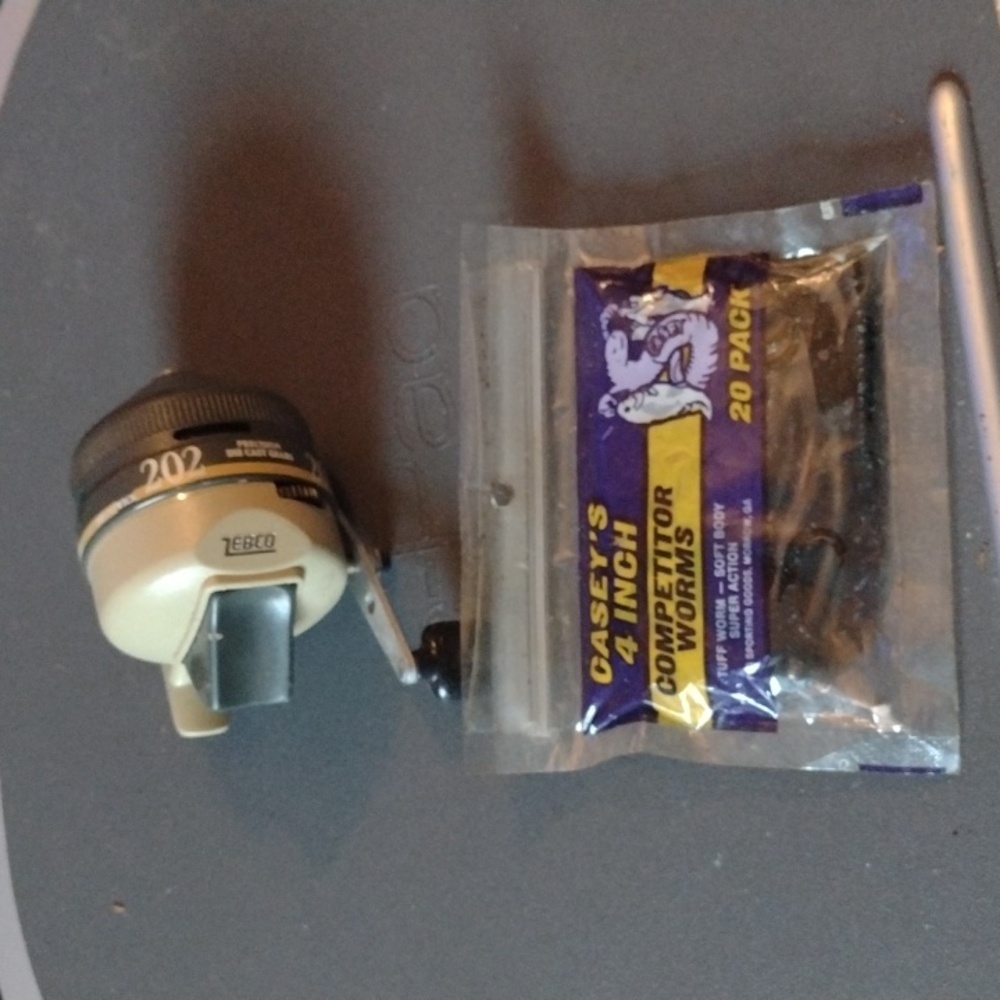 Zebco Fishing Reel and Lures